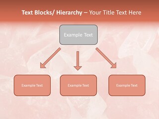 A Pile Of Pink Crystals Powerpoint Template PowerPoint Template