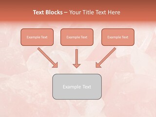 A Pile Of Pink Crystals Powerpoint Template PowerPoint Template