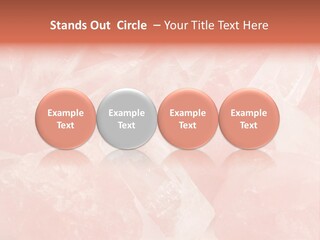 A Pile Of Pink Crystals Powerpoint Template PowerPoint Template