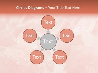 A Pile Of Pink Crystals Powerpoint Template PowerPoint Template