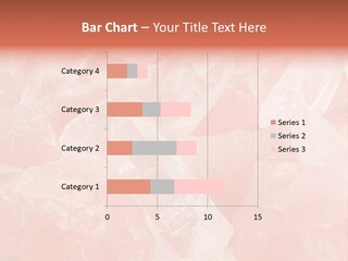 A Pile Of Pink Crystals Powerpoint Template PowerPoint Template