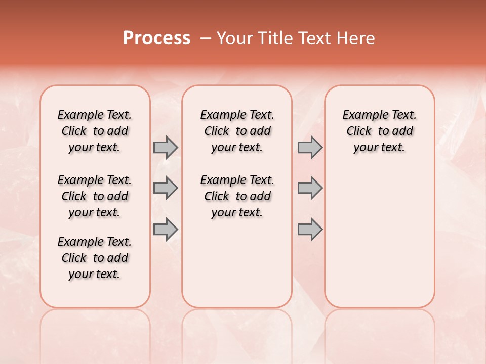 A Pile Of Pink Crystals Powerpoint Template PowerPoint Template