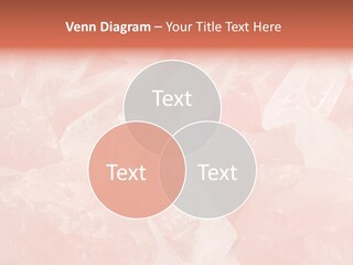 A Pile Of Pink Crystals Powerpoint Template PowerPoint Template