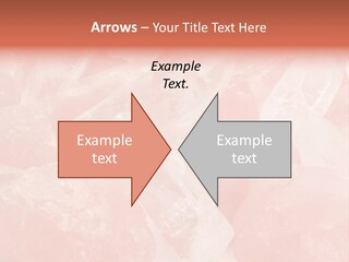 A Pile Of Pink Crystals Powerpoint Template PowerPoint Template