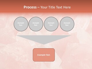 A Pile Of Pink Crystals Powerpoint Template PowerPoint Template