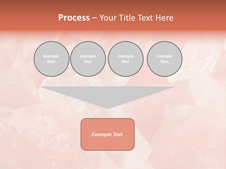 A Pile Of Pink Crystals Powerpoint Template PowerPoint Template