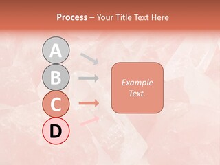 A Pile Of Pink Crystals Powerpoint Template PowerPoint Template