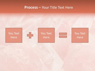 A Pile Of Pink Crystals Powerpoint Template PowerPoint Template