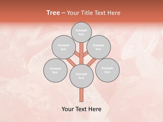 A Pile Of Pink Crystals Powerpoint Template PowerPoint Template