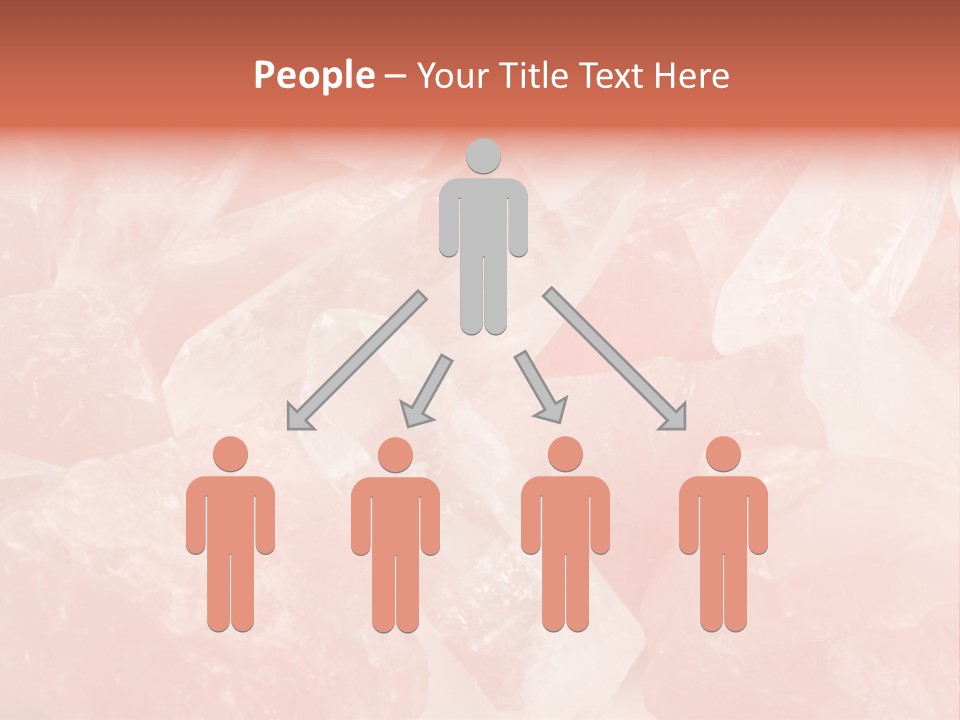 A Pile Of Pink Crystals Powerpoint Template PowerPoint Template