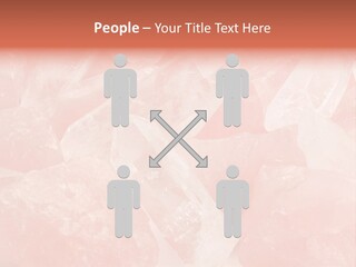 A Pile Of Pink Crystals Powerpoint Template PowerPoint Template