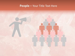 A Pile Of Pink Crystals Powerpoint Template PowerPoint Template