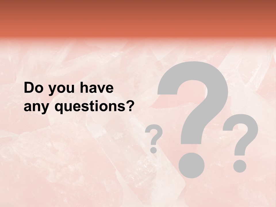 A Pile Of Pink Crystals Powerpoint Template PowerPoint Template