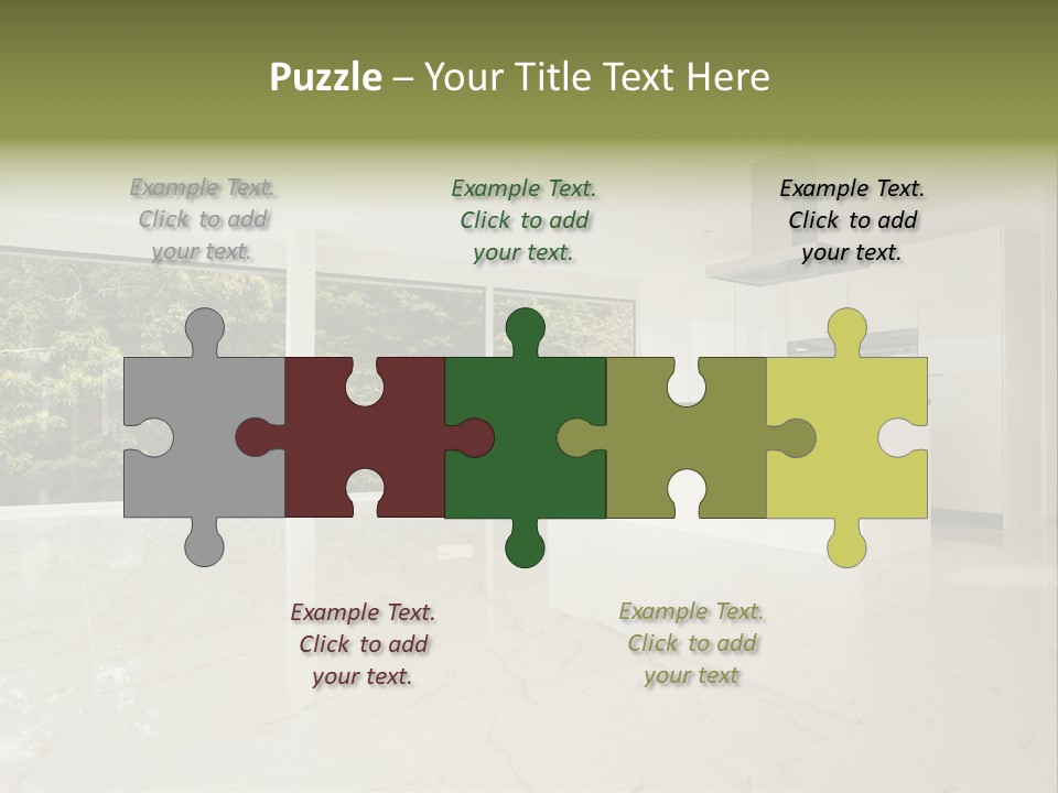 Red Closeup Brass PowerPoint Template