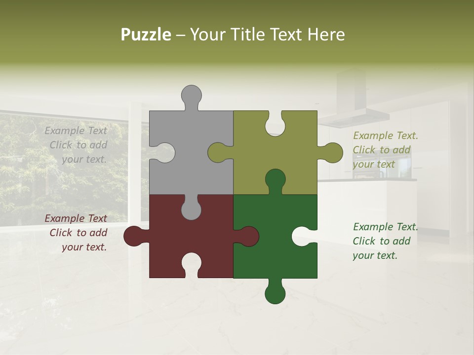 Red Closeup Brass PowerPoint Template