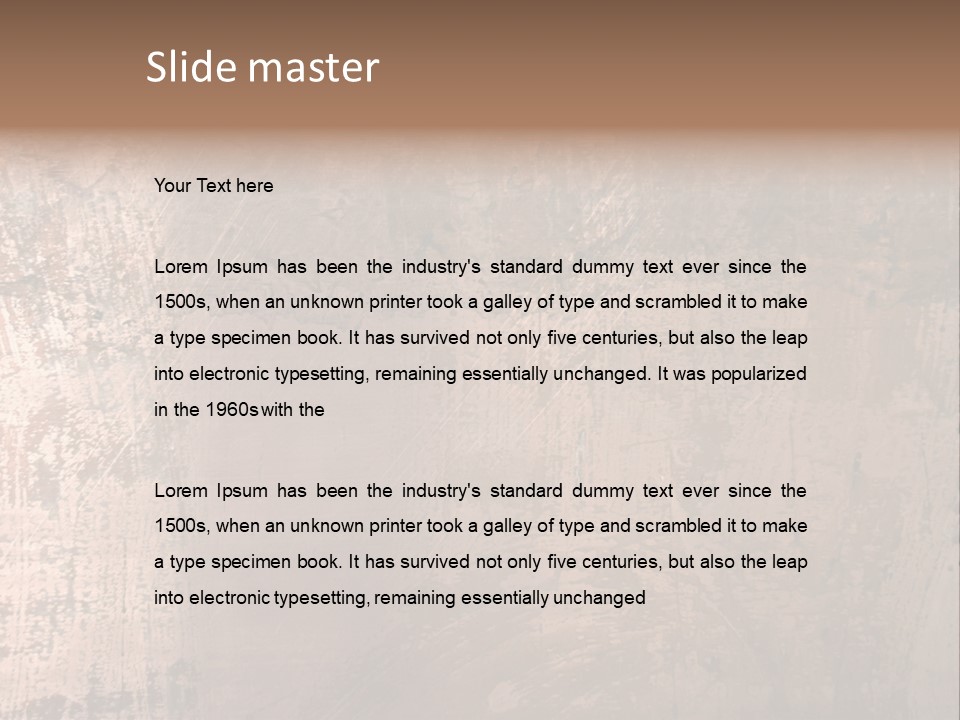 Red Closeup Brass PowerPoint Template