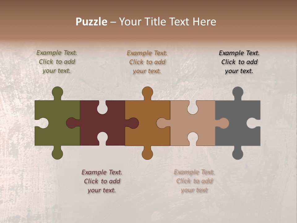 Red Closeup Brass PowerPoint Template