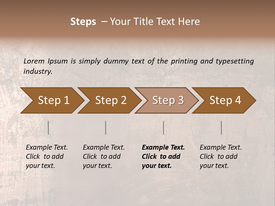 Red Closeup Brass PowerPoint Template