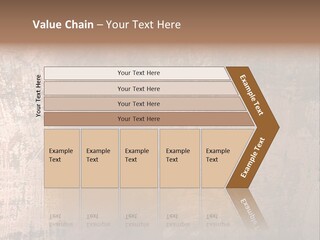 Red Closeup Brass PowerPoint Template