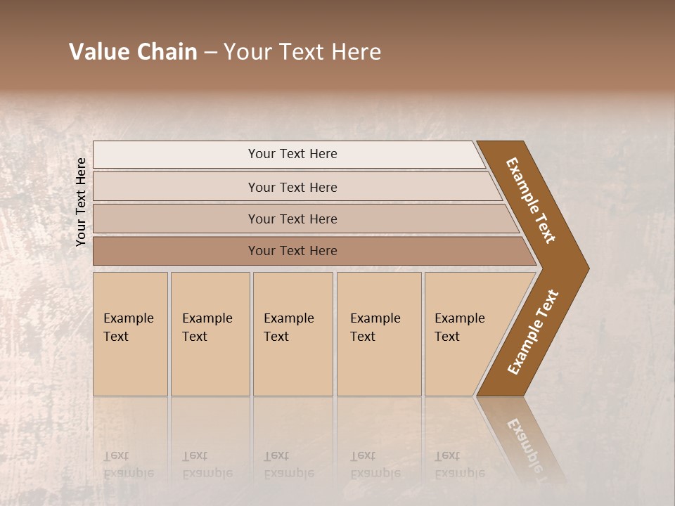 Red Closeup Brass PowerPoint Template