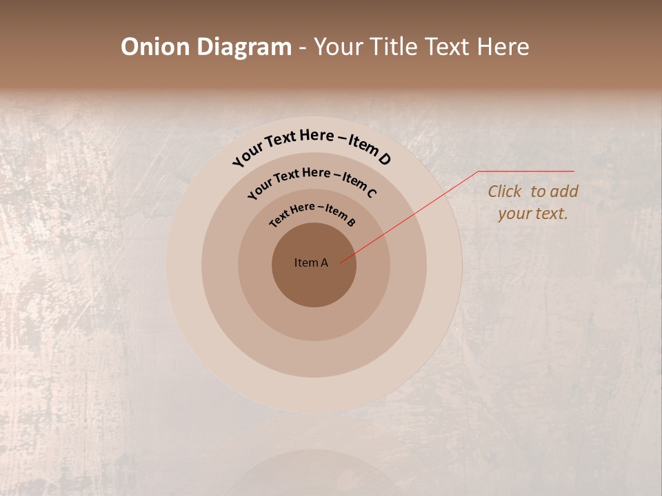 Red Closeup Brass PowerPoint Template