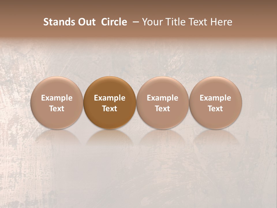 Red Closeup Brass PowerPoint Template