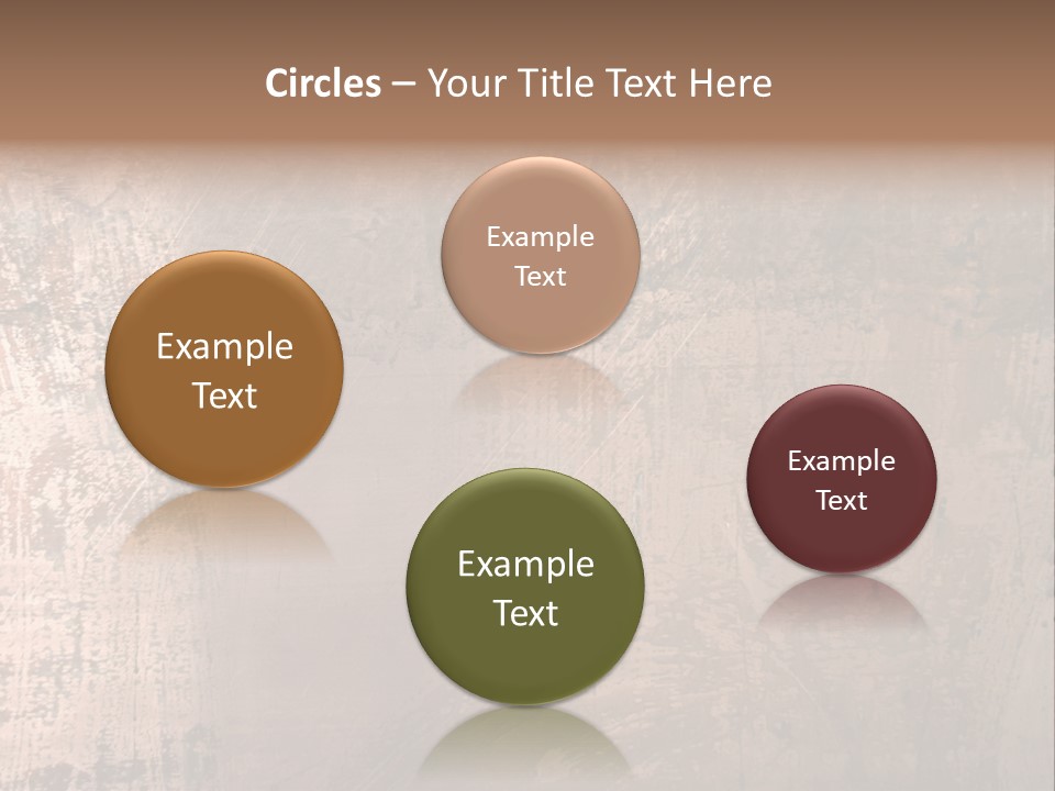 Red Closeup Brass PowerPoint Template