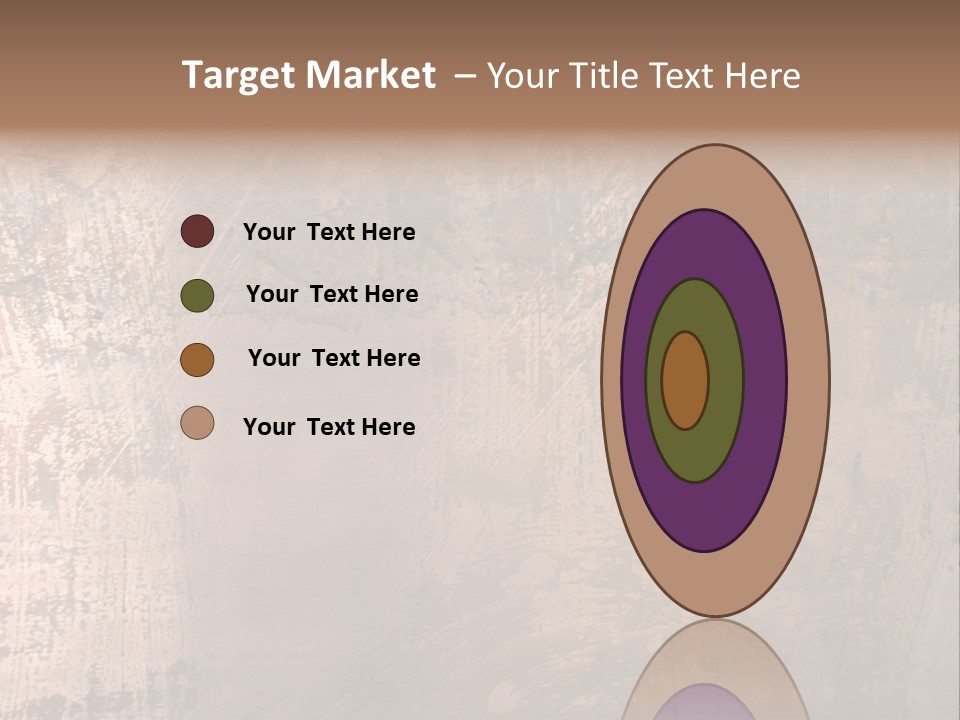 Red Closeup Brass PowerPoint Template