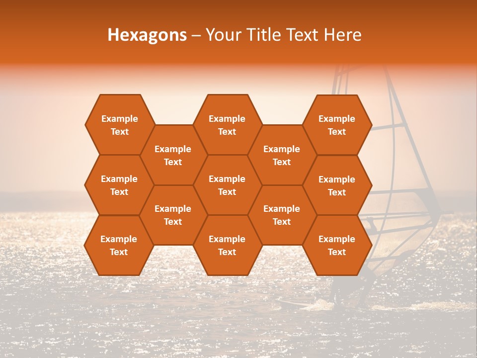 A Person Riding A Surfboard On Top Of A Body Of Water PowerPoint Template