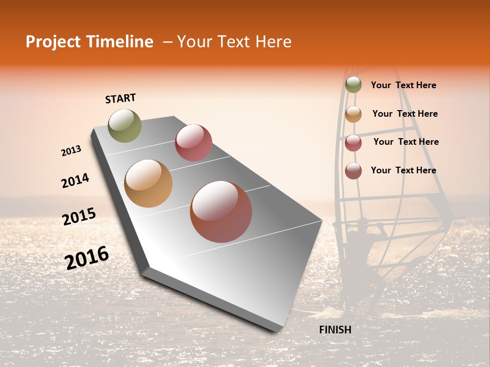 A Person Riding A Surfboard On Top Of A Body Of Water PowerPoint Template