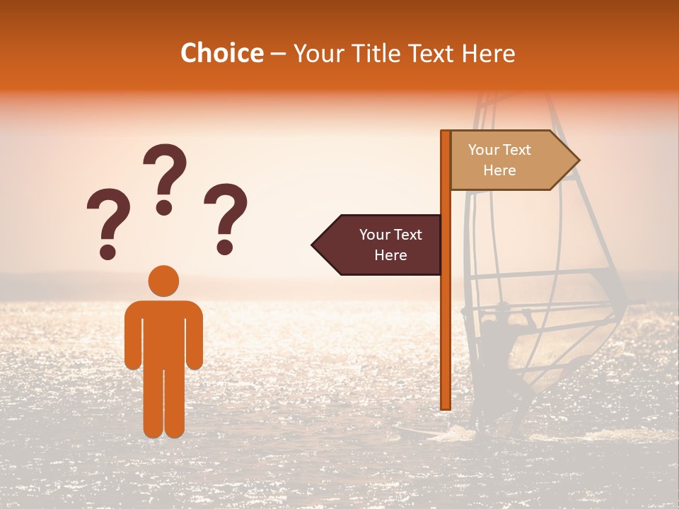 A Person Riding A Surfboard On Top Of A Body Of Water PowerPoint Template