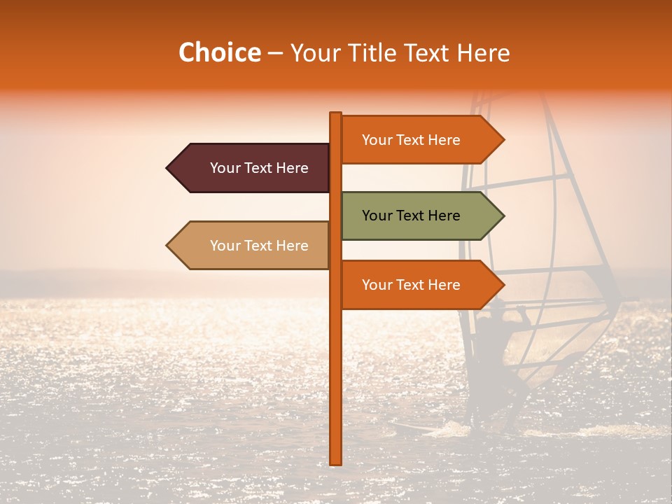 A Person Riding A Surfboard On Top Of A Body Of Water PowerPoint Template