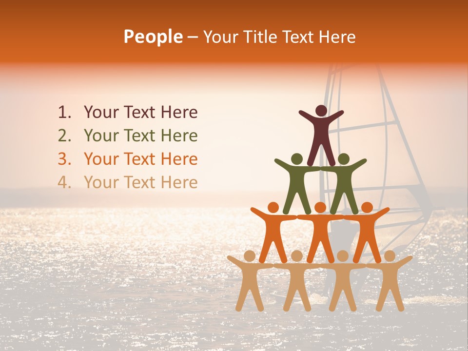 A Person Riding A Surfboard On Top Of A Body Of Water PowerPoint Template