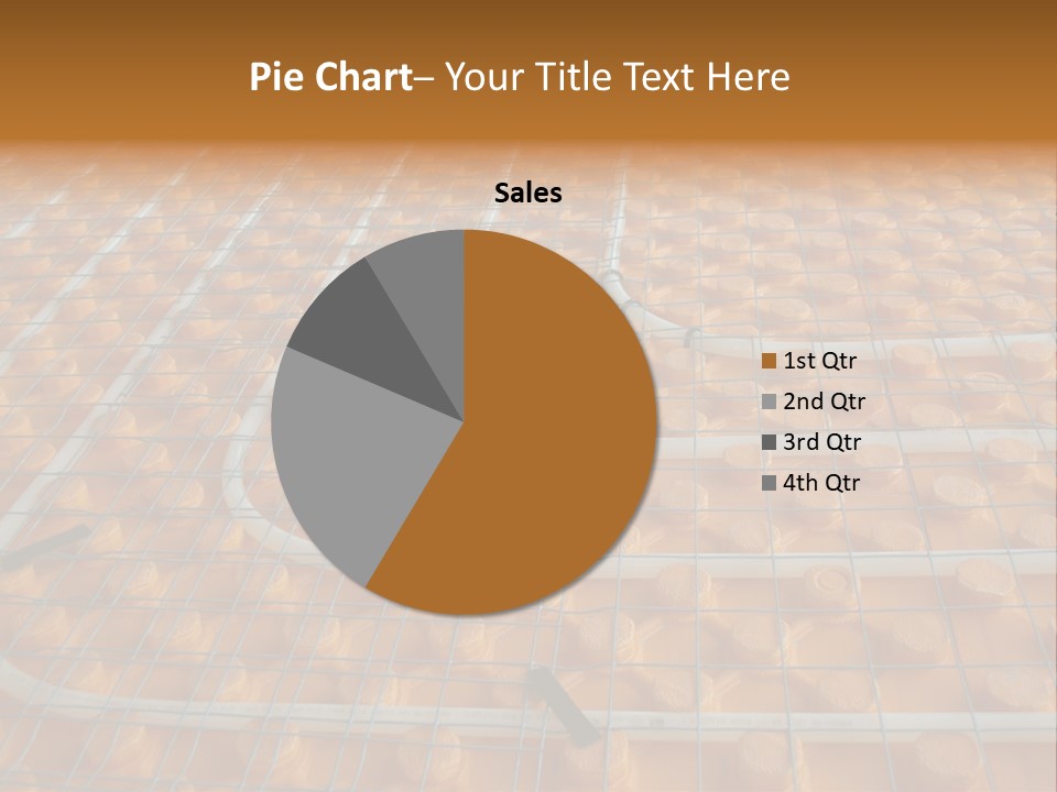 A Group Of Oranges Sitting On Top Of A Conveyor Belt PowerPoint Template