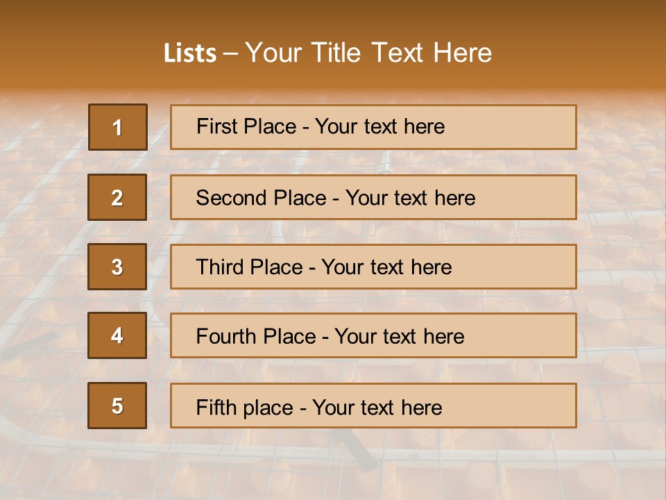 A Group Of Oranges Sitting On Top Of A Conveyor Belt PowerPoint Template