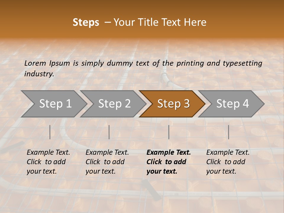 A Group Of Oranges Sitting On Top Of A Conveyor Belt PowerPoint Template