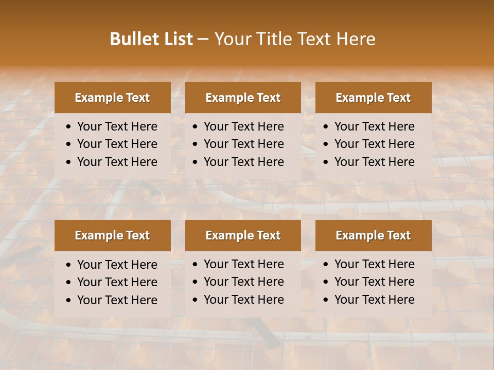 A Group Of Oranges Sitting On Top Of A Conveyor Belt PowerPoint Template