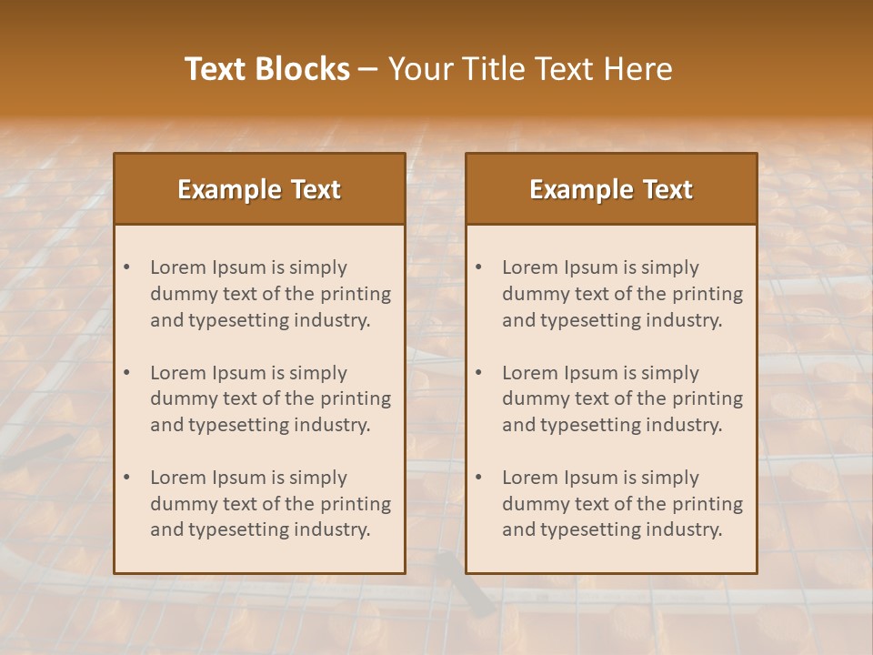 A Group Of Oranges Sitting On Top Of A Conveyor Belt PowerPoint Template