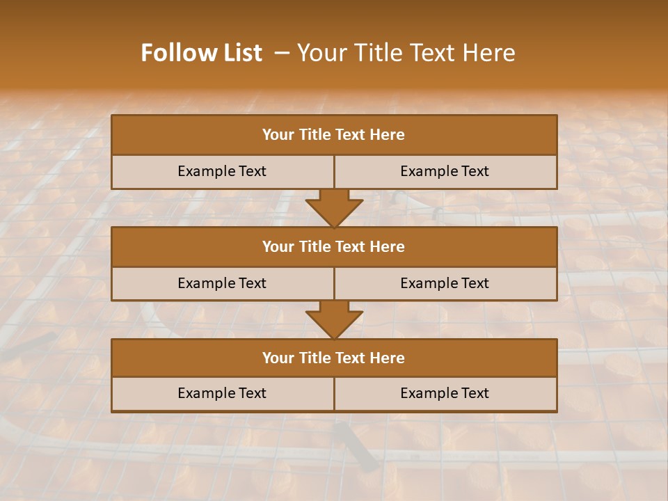 A Group Of Oranges Sitting On Top Of A Conveyor Belt PowerPoint Template