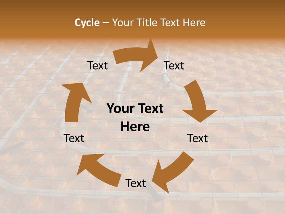 A Group Of Oranges Sitting On Top Of A Conveyor Belt PowerPoint Template
