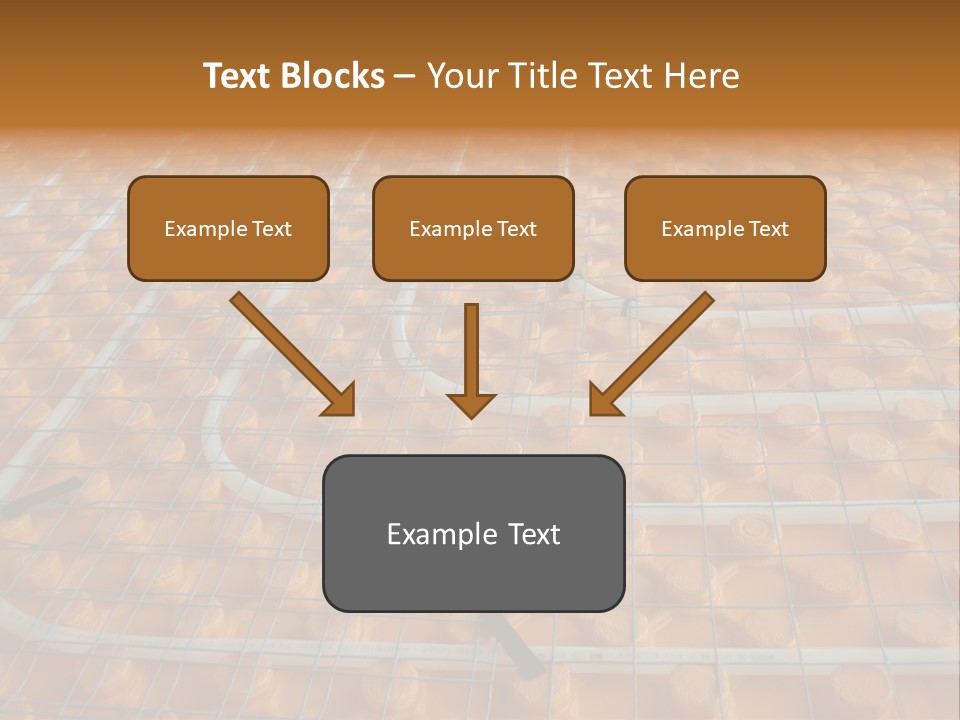 A Group Of Oranges Sitting On Top Of A Conveyor Belt PowerPoint Template