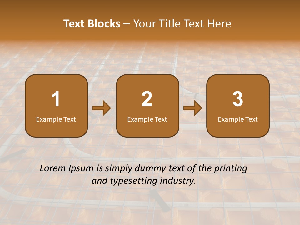 A Group Of Oranges Sitting On Top Of A Conveyor Belt PowerPoint Template