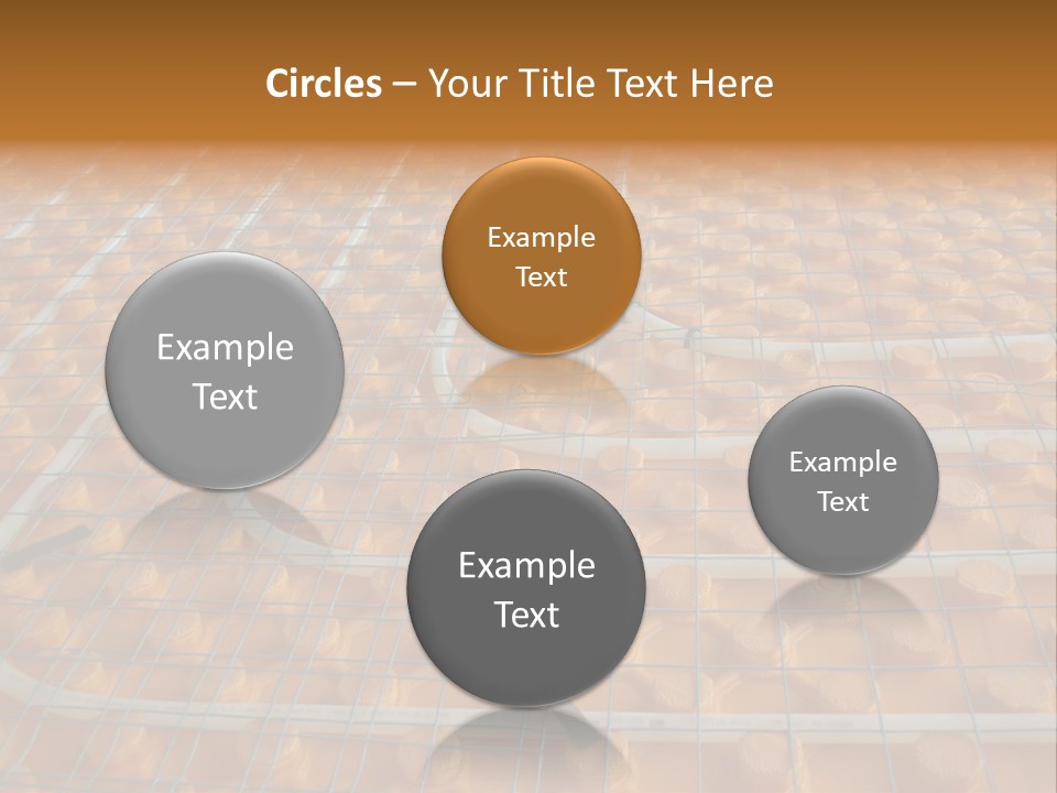 A Group Of Oranges Sitting On Top Of A Conveyor Belt PowerPoint Template
