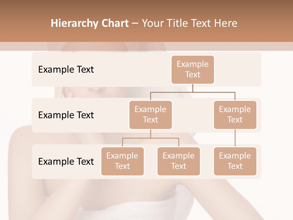 A Woman With A Towel On Her Head Sitting At A Table PowerPoint Template