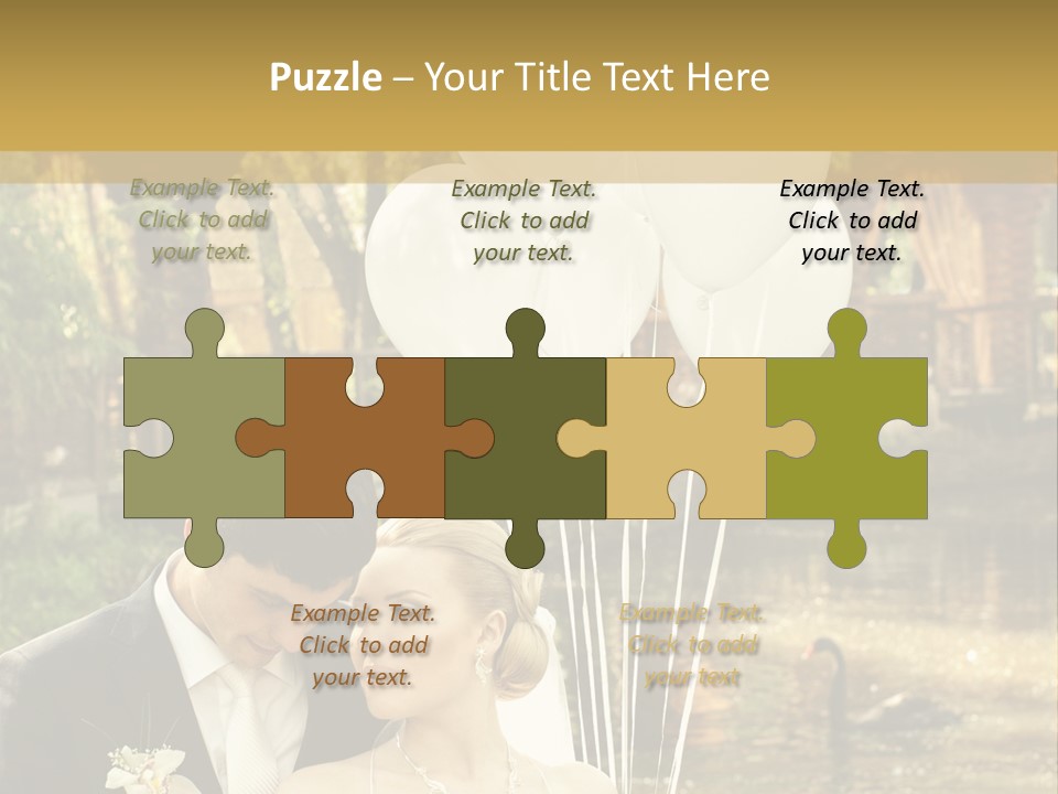 Summer Smiling Woman PowerPoint Template