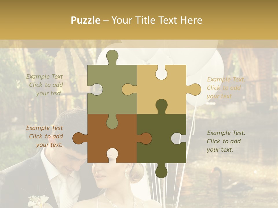 Summer Smiling Woman PowerPoint Template