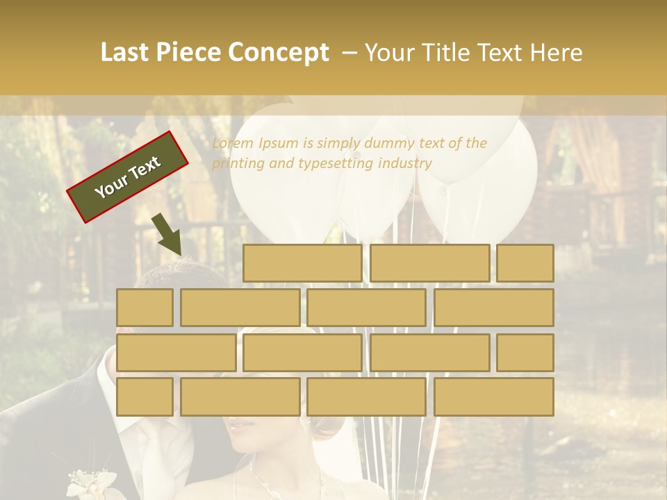 Summer Smiling Woman PowerPoint Template