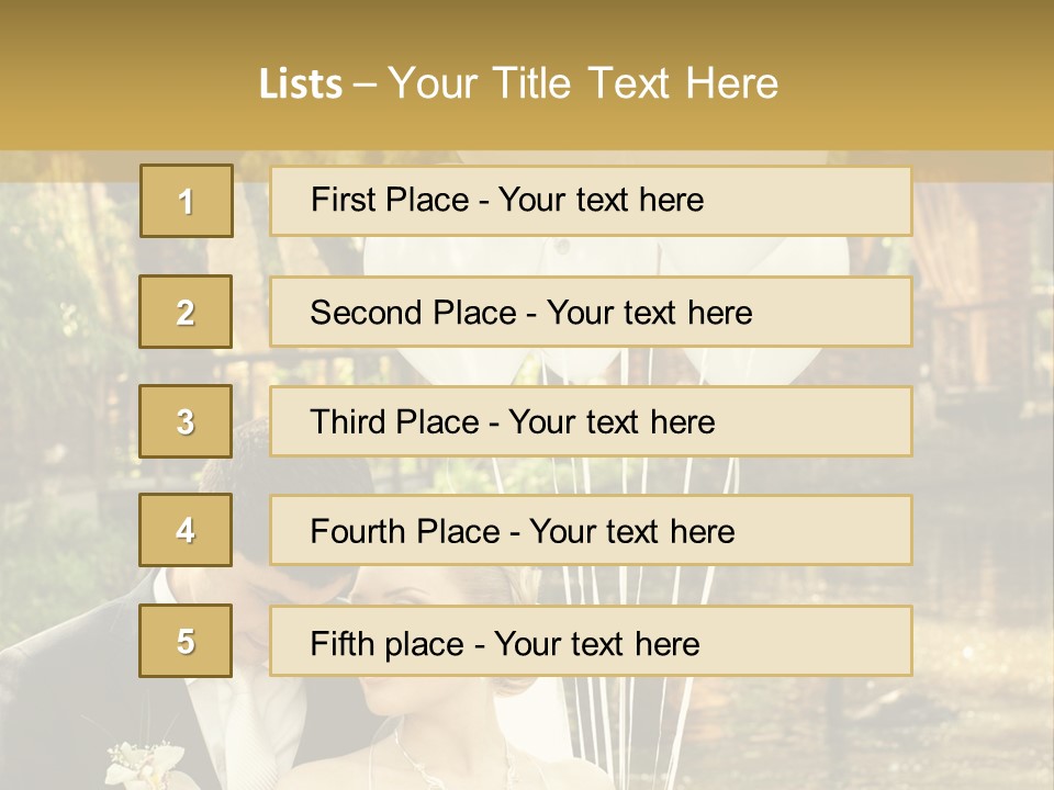 Summer Smiling Woman PowerPoint Template