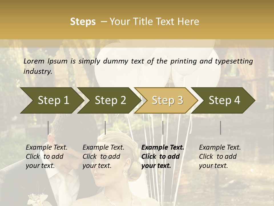 Summer Smiling Woman PowerPoint Template