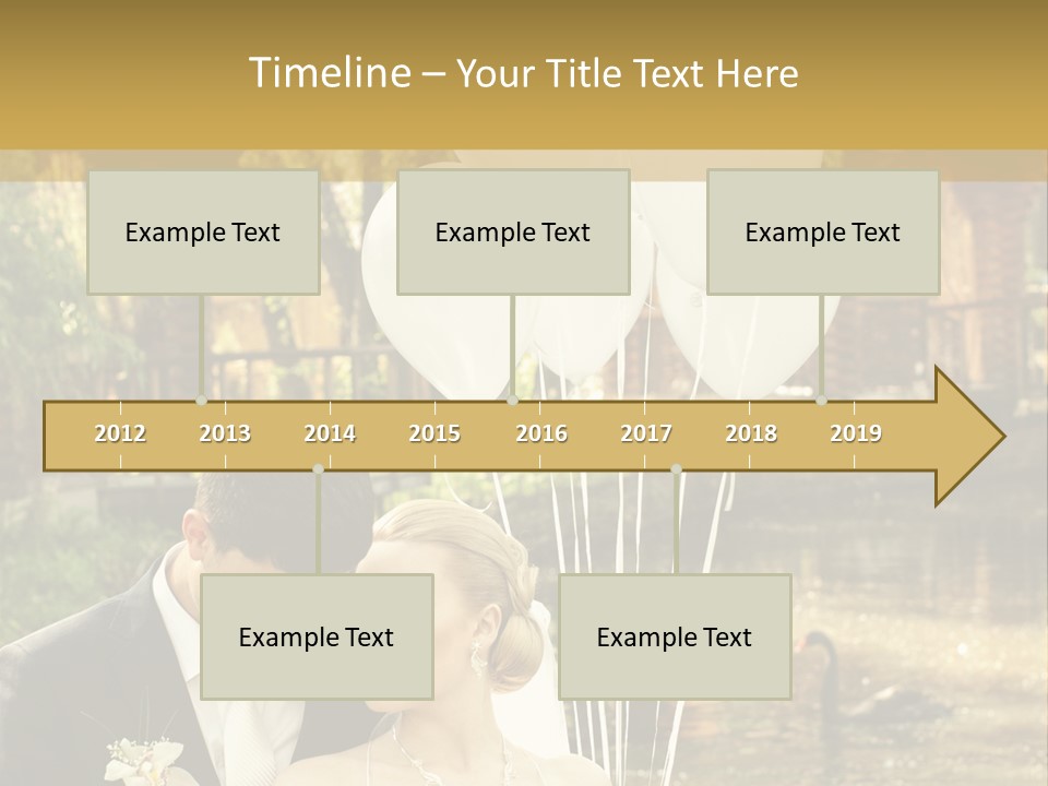 Summer Smiling Woman PowerPoint Template